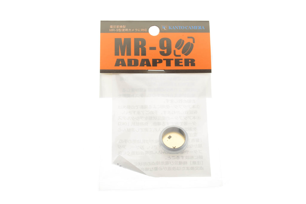 Kanto Camera MR-9 Battery Adapter package on a white background.
