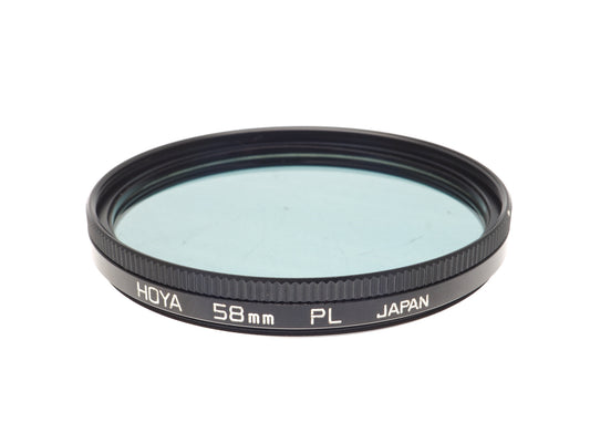 Hoya 58mm Circular Polarizing Filter PL - Accessory