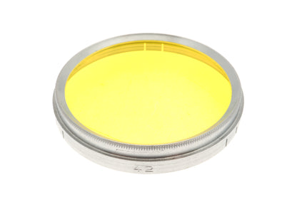 Ceneiplan 42mm Yellow Push-On Filter