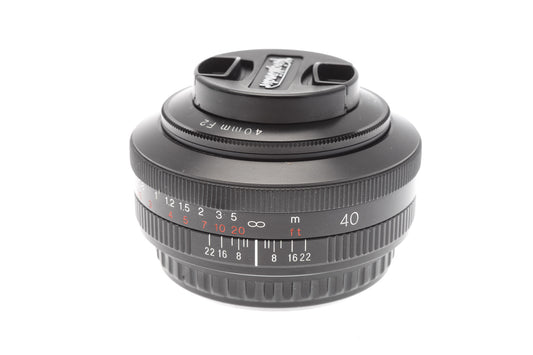 Voigtländer 40mm f2 Ultron SL II Aspherical - Lens