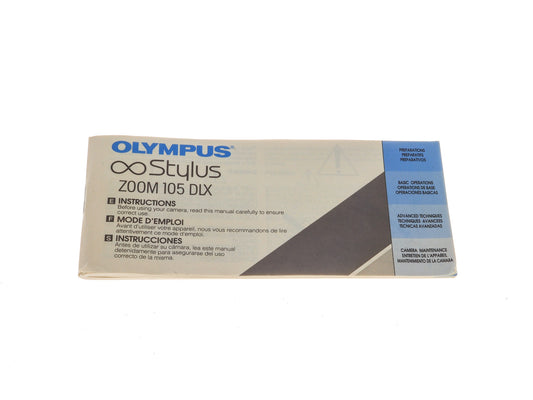 Olympus Infinity Stylus Zoom 105 DLX Instructions - Accessory