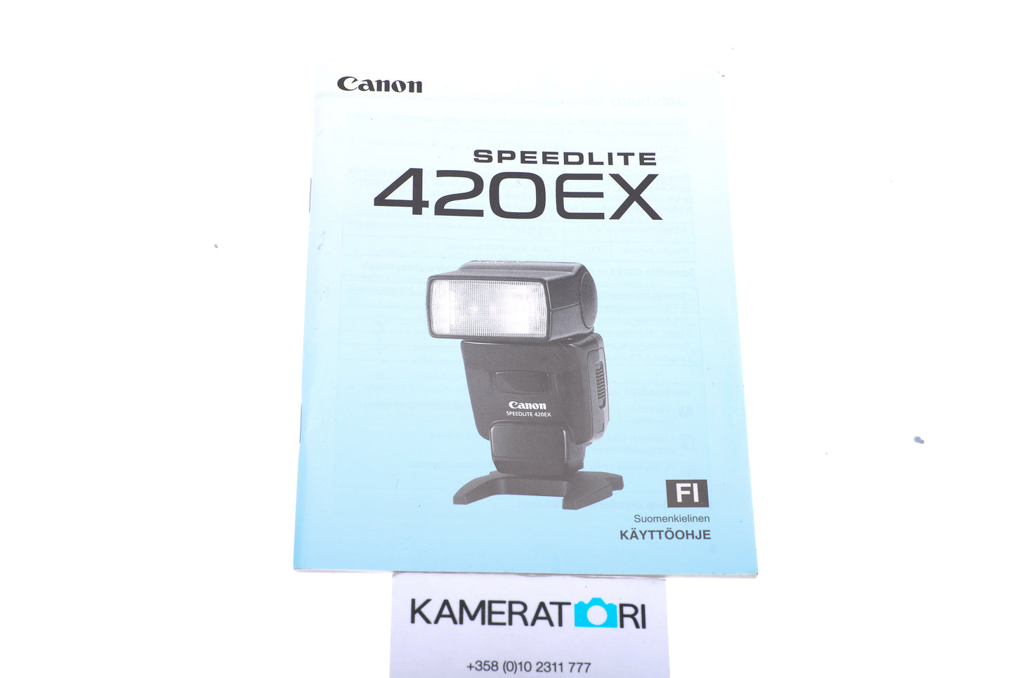Canon 420EX Speedlite Käyttöohje