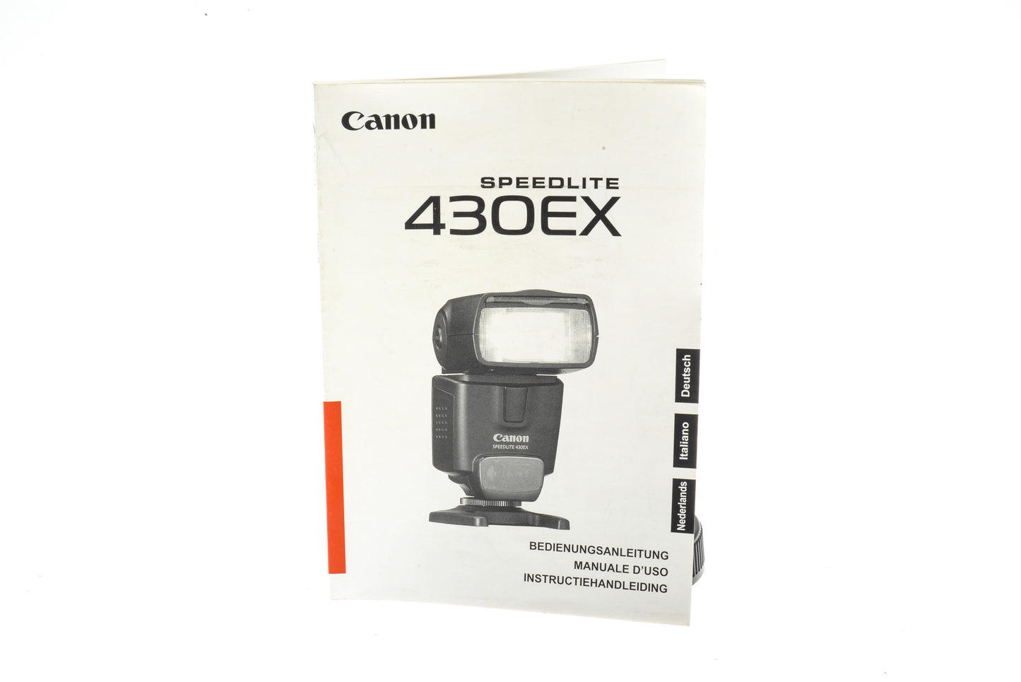 Canon Speedlite 430EX Instruction Manual