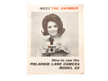 Polaroid 20 Land Camera Instruction Manual