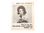 Polaroid 20 Land Camera Instruction Manual