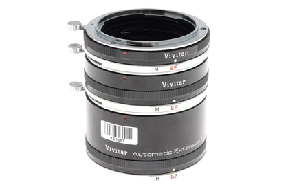 Vivitar AT-7 Auto Extension Tube Set