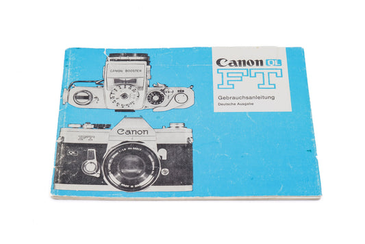 Canon FT QL Instructions