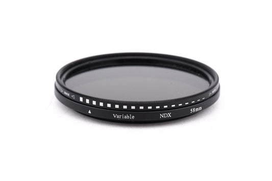 Kernel 58mm Variable Neutral Density Filter NDX - Accessory