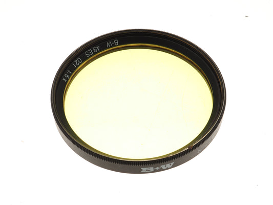 B+W 49mm Yellow Filter 021 1.5x - Accessory