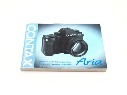 Contax Aria Instructions - Accessory