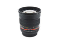 Samyang 85mm f1.4 AS IF UMC - Lens