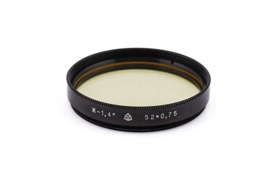 LZOS 52mm Light Green Filter Ж-1.4x - Accessory