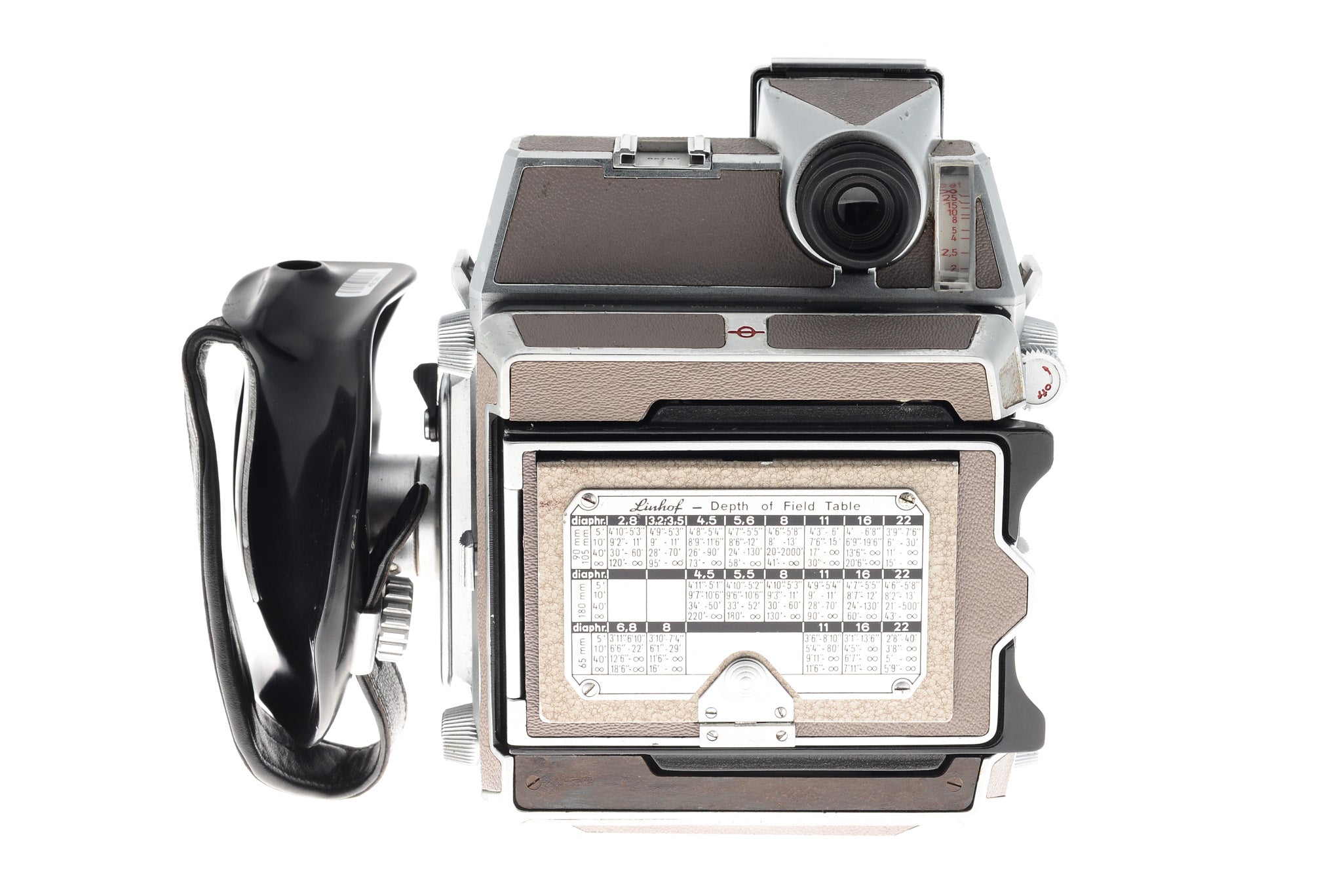 Linhof Super Technika IV 6x9 + 105mm f3.5 Xenar + Left Hand Grip For Super Technika