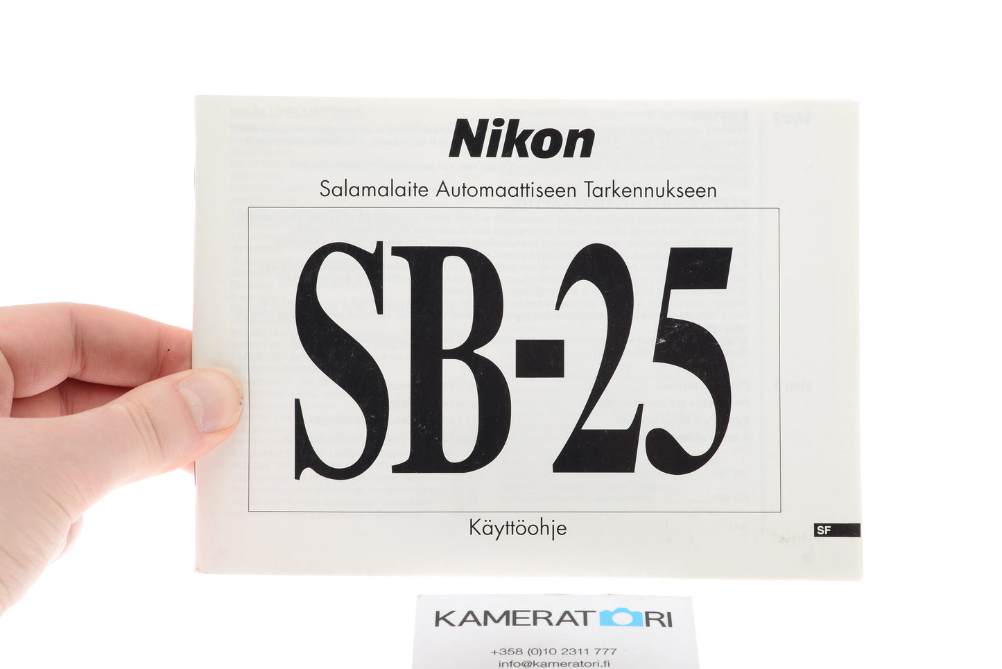 Nikon SB-25 Instructions