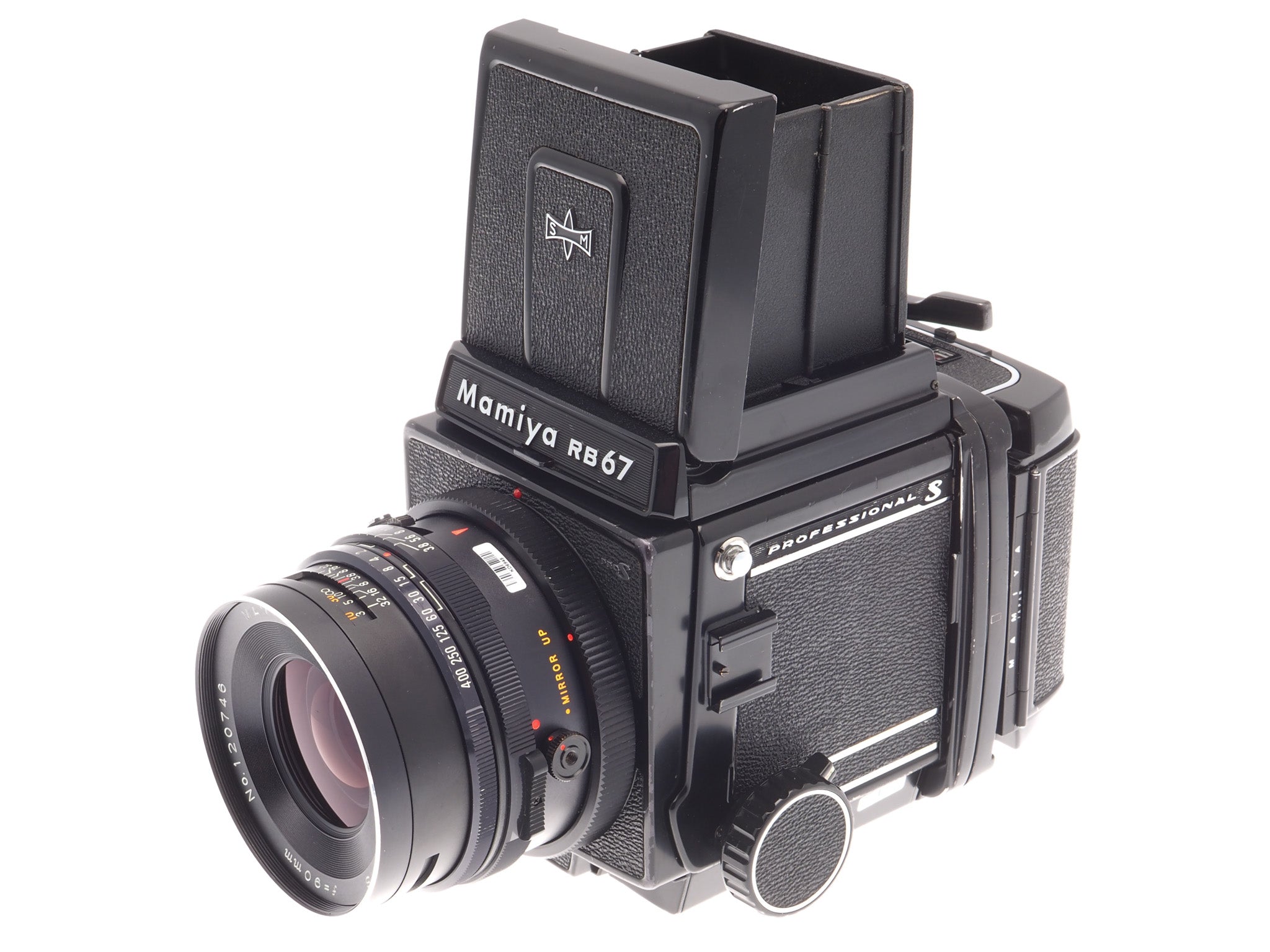 Mamiya RB67 Pro-S + 120 Pro-S 6x7 Film Back + 90mm f3.8 Sekor 
