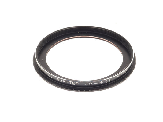 Marumi 52mm - 58mm Step-Up Ring/Skylight Filter 1A MC - Accessory