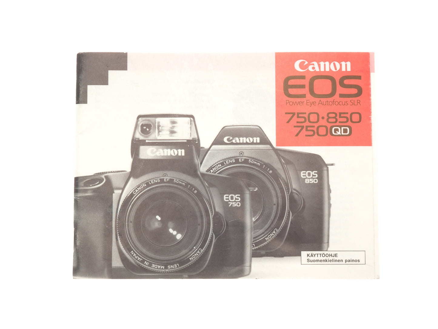 Canon EOS 750/ 850/ 750 QD Instructions