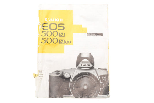 Canon EOS 500N/500NQD Instructions