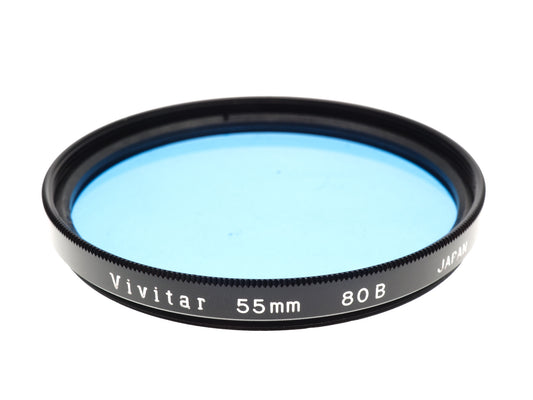 Vivitar 55mm Blue 80B Filter - Accessory