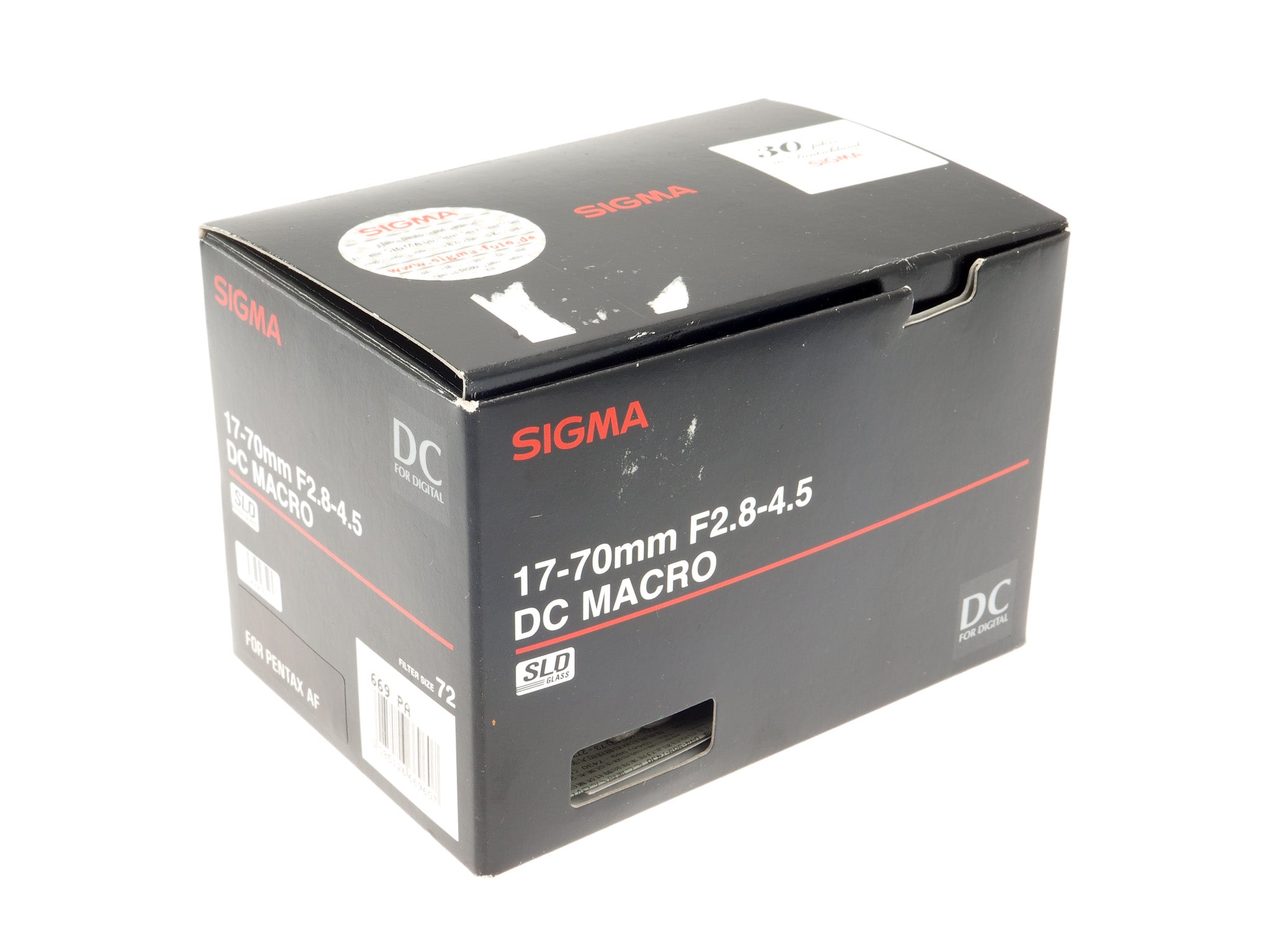 SIGMA 17-70mm F2.8-4.5 DC MACRO ペンタックス用-