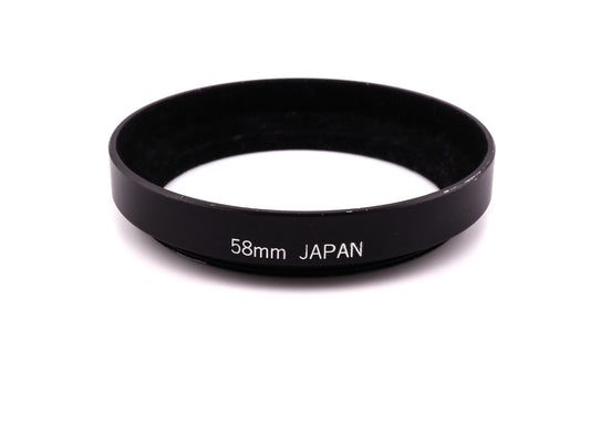 Generic 58mm Metal Lens Hood - Accessory