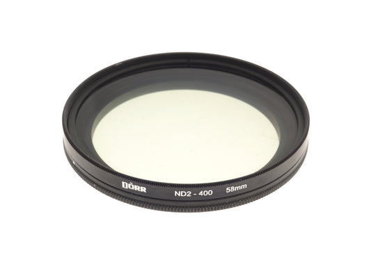 Dörr 58mm ND4-400 VLT Variable ND Filter - Accessory