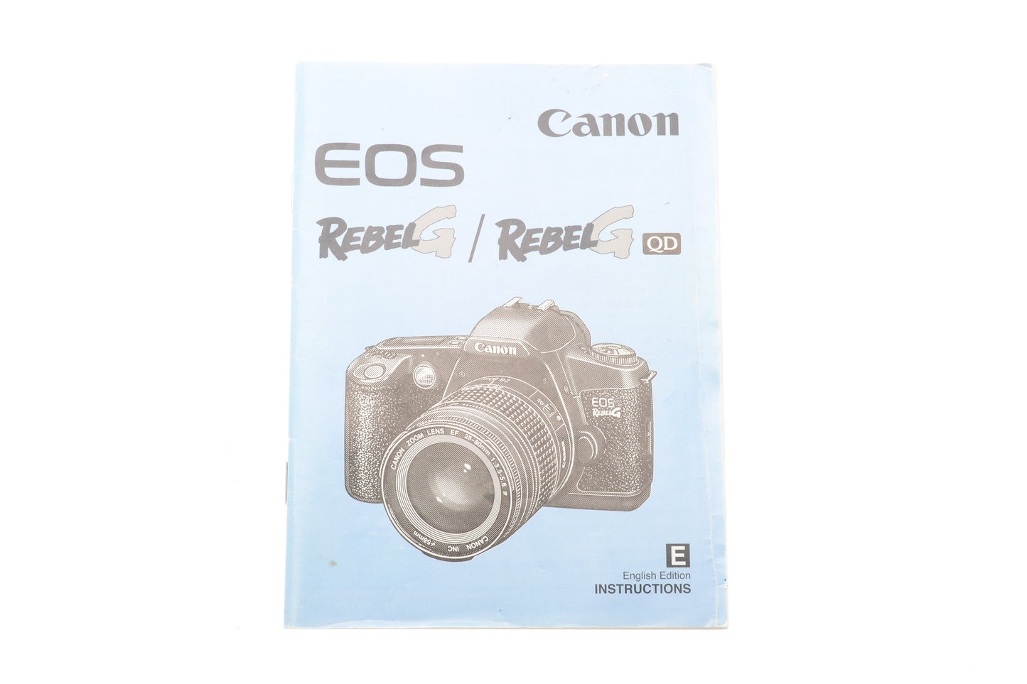 Canon EOS Rebel G / Rebel G QD Instructions