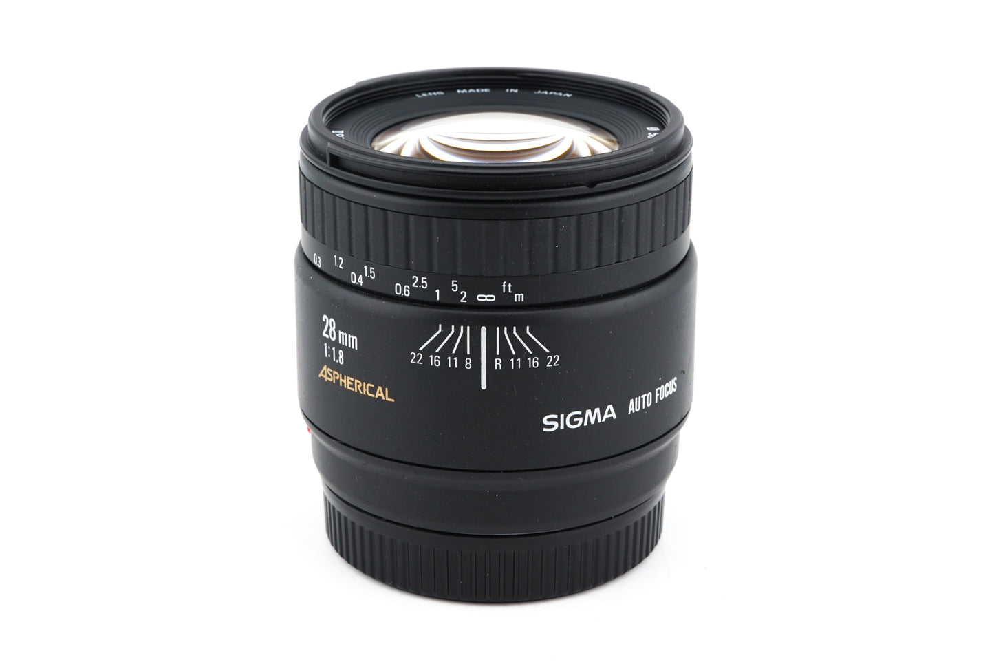Sigma 28mm f1.8 High-Speed Wide Aspherical II - Lens