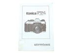 Konica FT-1 Motor Instructions