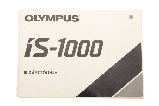 Olympus IS-1000 Instructions