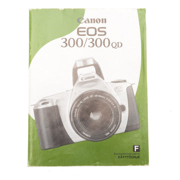 Canon EOS 300/300 QD Instructions