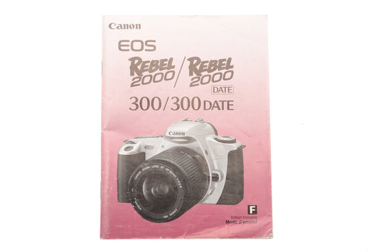 Canon EOS Rebel 2000/300(Date) Instructions