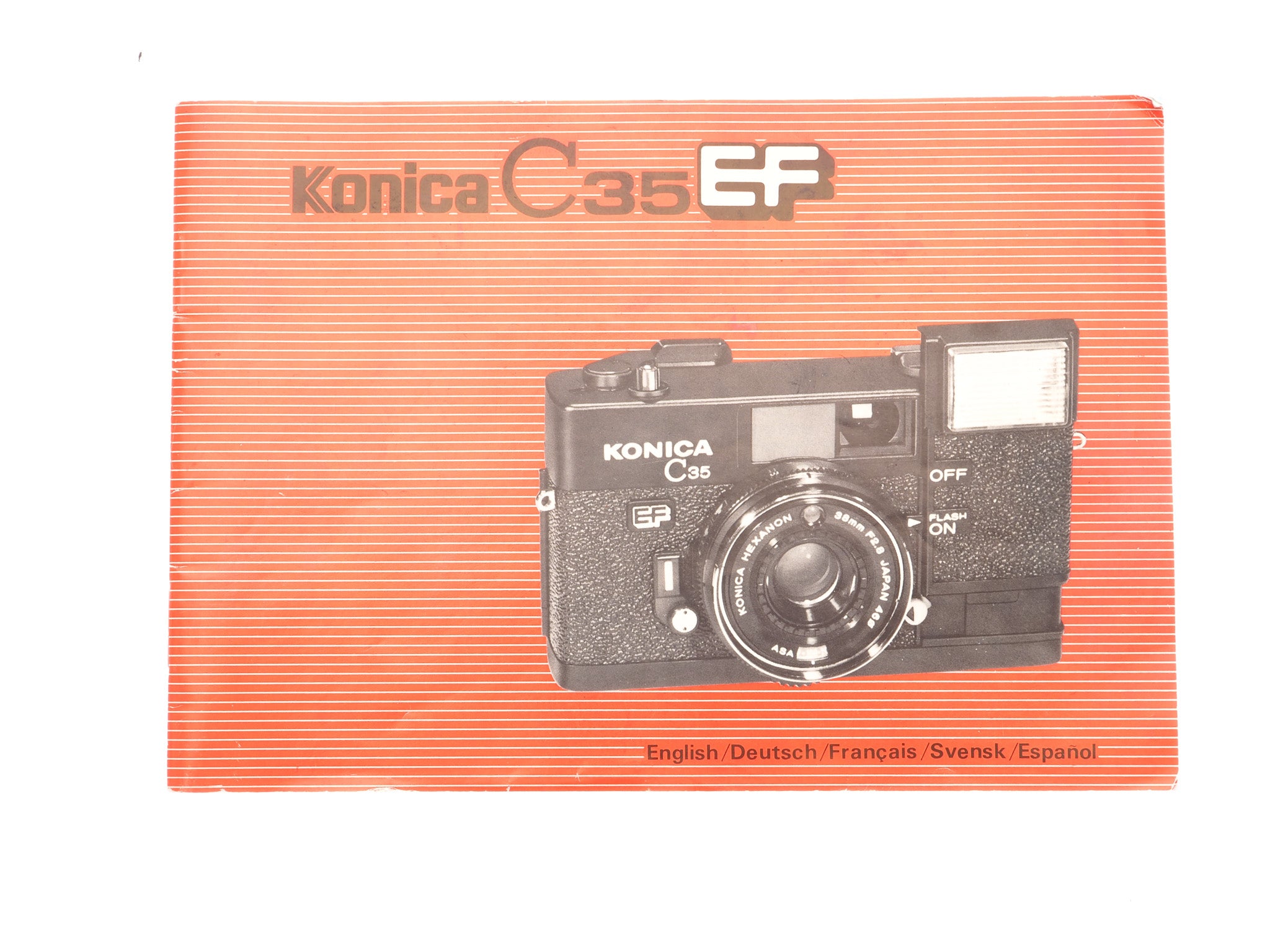 Konica C35 EF Instructions