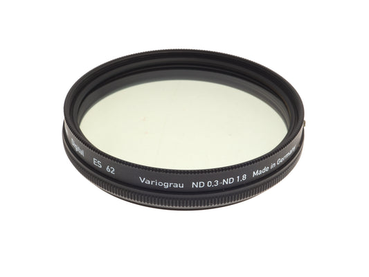 Heliopan 62mm Variable ND Filter 0.3-1.8 - Accessory