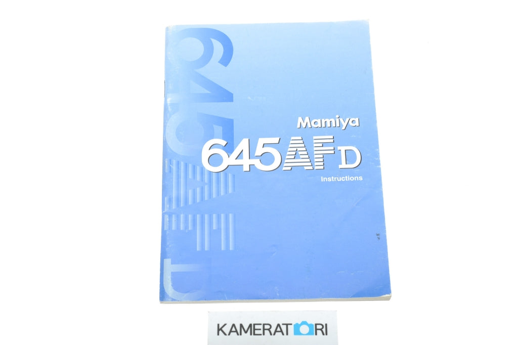 Mamiya 645AFD Instructions