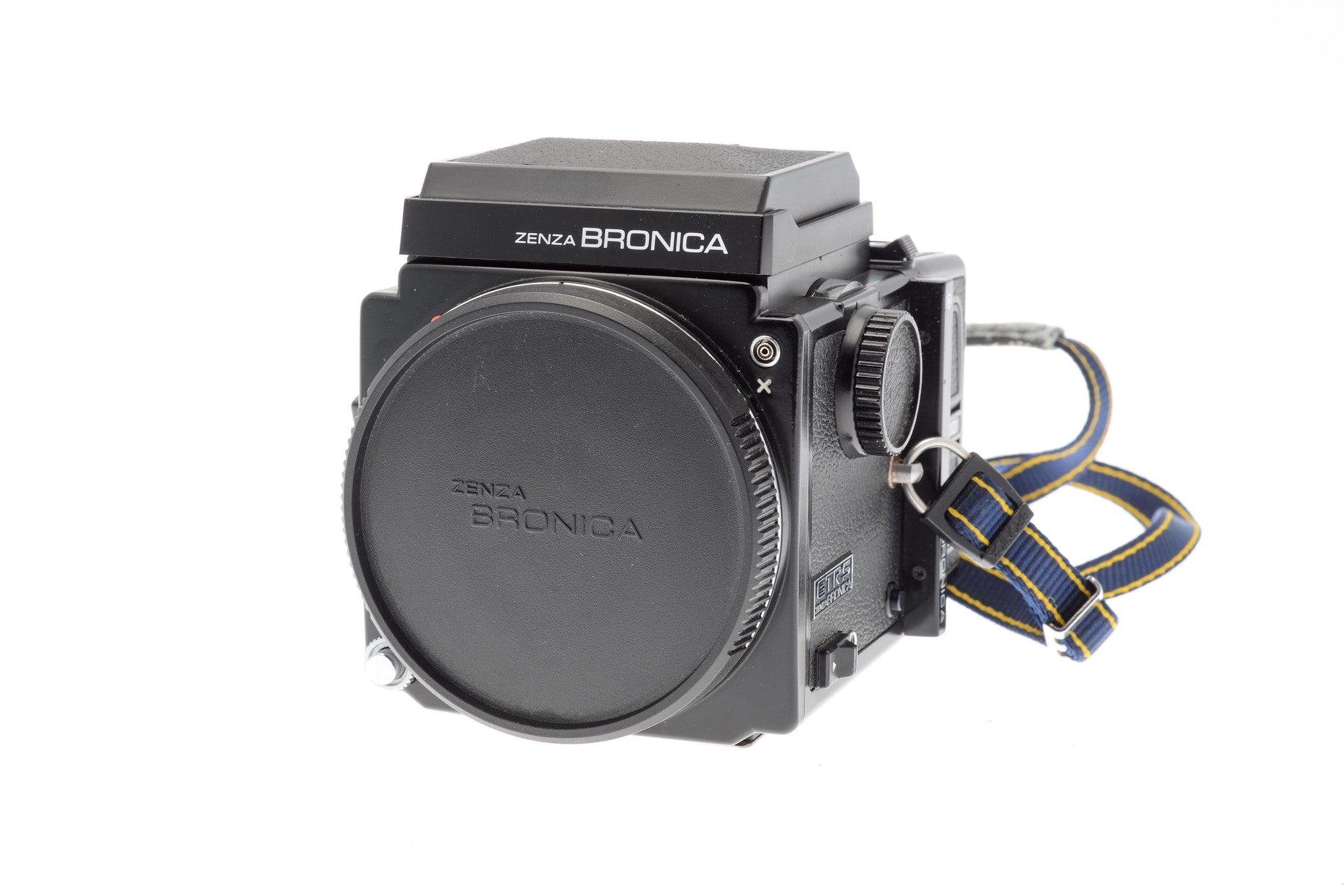 Zenza Bronica ETRS + 120 Film Back + Waist Level Finder – Kamerastore