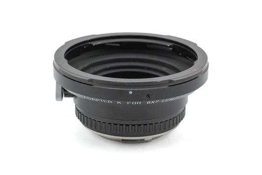 Pentax 6x7 - Pentax K Adapter K for 6X7 Lens - Lens Adapter