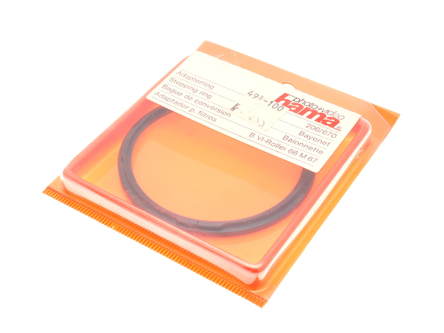 Hama Rollei 66 Bay VI - 67mm Adapter 206/670 - Accessory