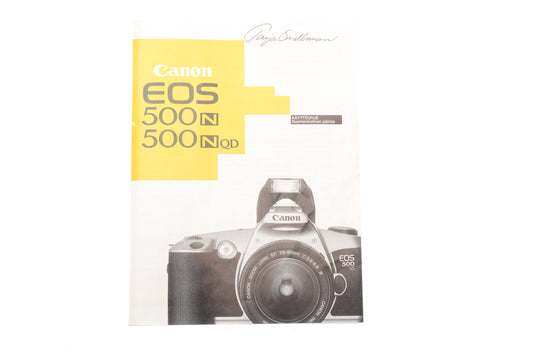 Canon EOS 500N/500NQD Instructions