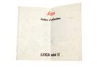 Leica Mini II Instructions
