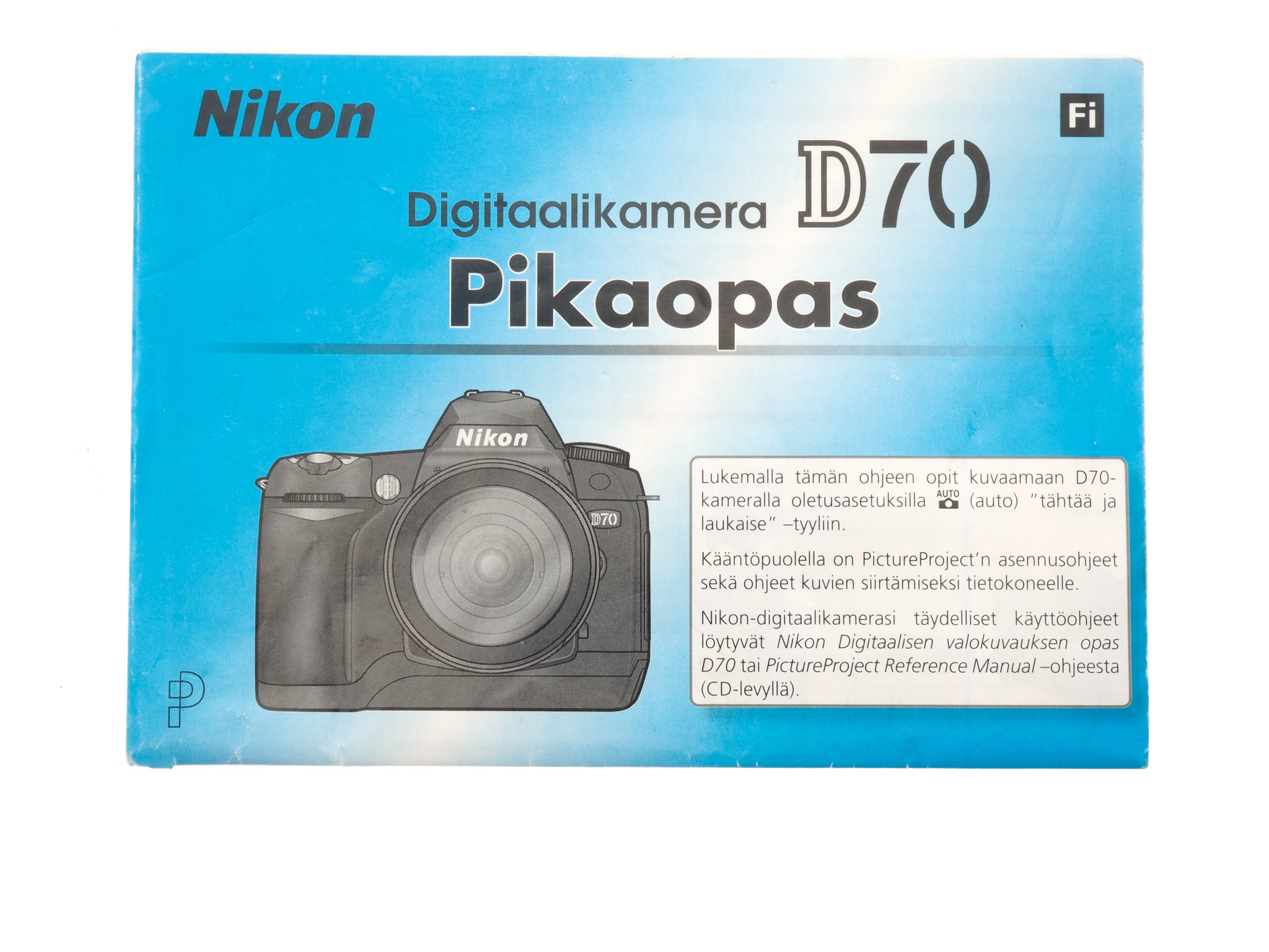 Nikon D70 Instructions