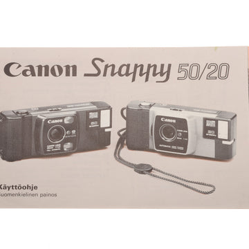Canon Snappy 50/20 Instructions