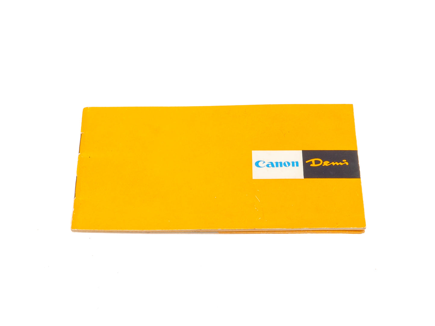 Canon Demi Instructions