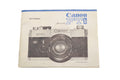Canon FTb Instructions