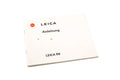 Leica R8 Instructions - Accessory
