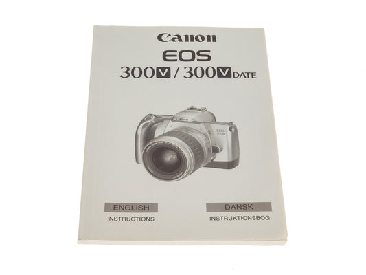 Canon EOS 300V / 300V Date Instruction Manual