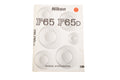 Nikon F65 / F65D Instructions