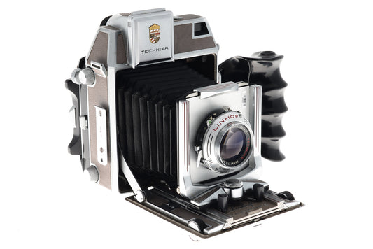 Linhof Super Technika IV 6x9 + 105mm f3.5 Xenar + Left Hand Grip For Super Technika