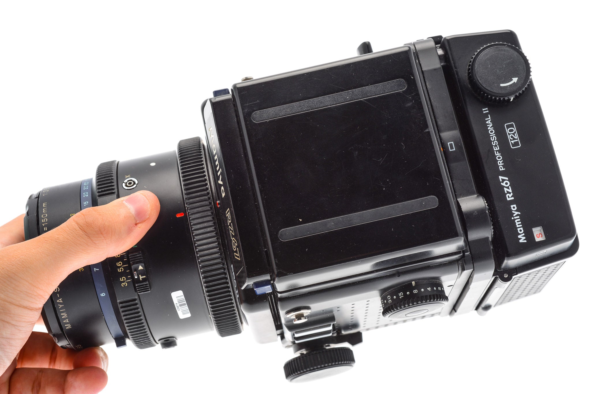 Mamiya RZ67 Professional II + 150mm f3.5 Z W + 120 6x7 Roll Film