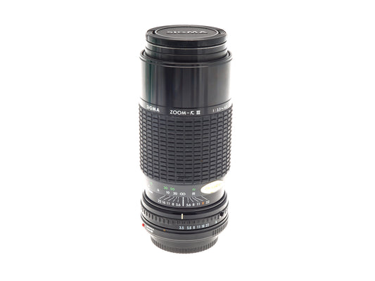 Sigma 75-210mm f3.5-4.5 Zoom-K III - Lens